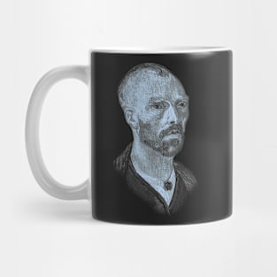 Van Gogh Self Portrait in Blue Mug